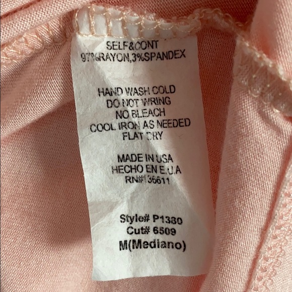 P.S.KATE Pink Floral Tee - Picture 6 of 6